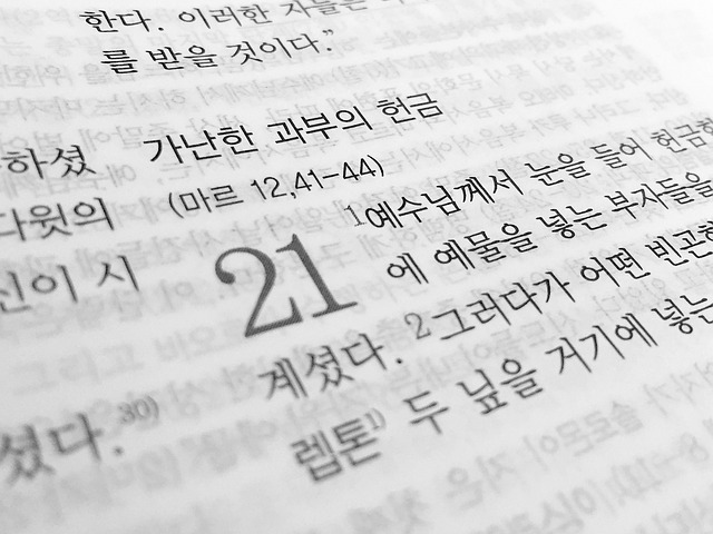 AIを使った翻訳とデータ分析のイメージ