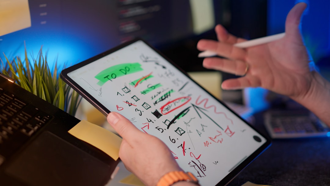 タブレットでの学習計画