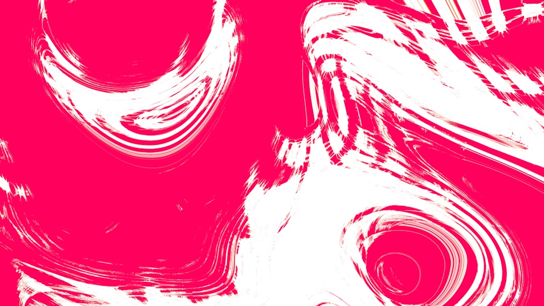 Abstract swirling pattern of pink and white